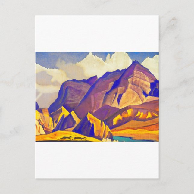 Cartão Postal nicholas roerich (Frente)