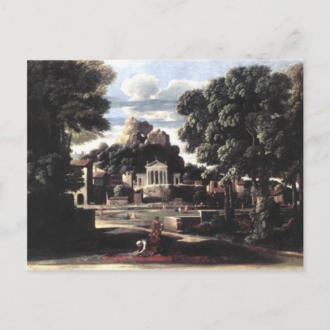 Cartão Postal Nicolas Poussin - Ashes of Phocion coletado (Frente)