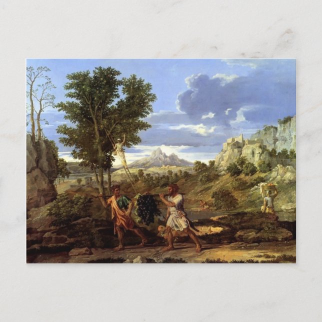 Cartão Postal Nicolas Poussin - Outono (Frente)