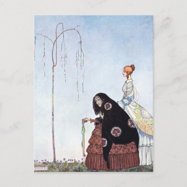 Cartão Postal Nielsen em Pó e Crinolina (Frente)