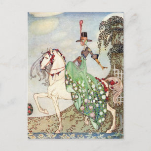 Cartão Postal Nielsen em Pó e Crinolina