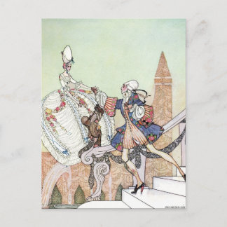 Cartão Postal Nielsen em Pó e Crinolina