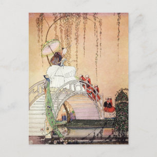 Cartão Postal Nielsen em Pó e Crinolina