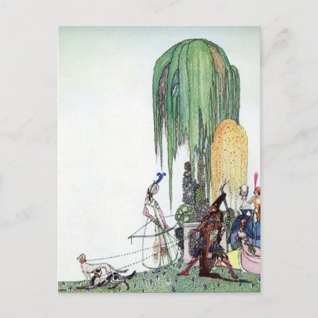 Cartão Postal Nielsen em Pó e Crinolina (Frente)