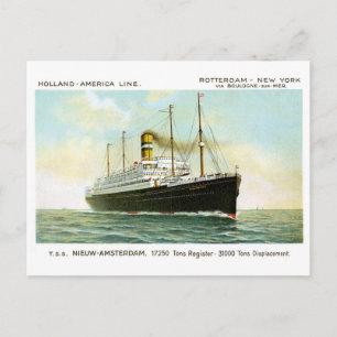 Cartão Postal Nieuw Amsterdam de 1906