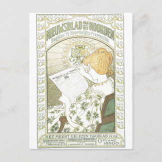 Cartão Postal Nieuwsblad van het Noorden Países Baixos Paper 190