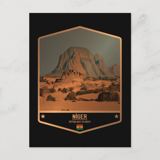 Cartão Postal Níger (Frente)