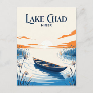 Cartão Postal Níger do Lago Chade