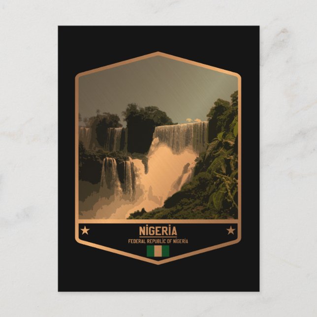 Cartão Postal Nigéria (Frente)