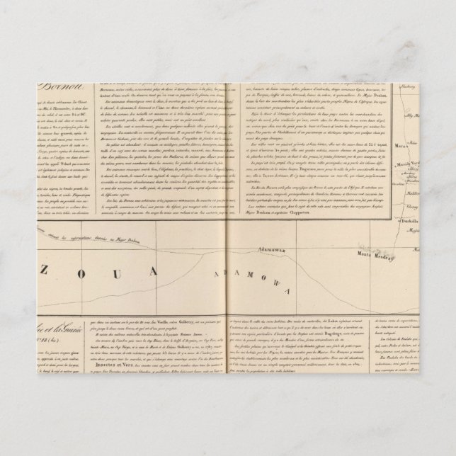 Cartão Postal Nigéria, Camarões (Frente)