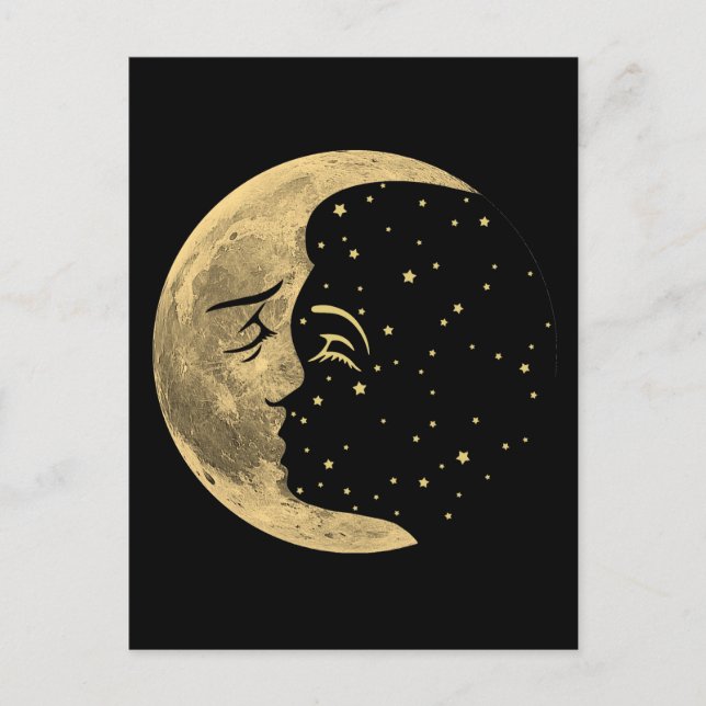 Cartão Postal Night Kiss (Frente)