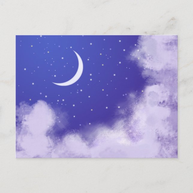 Cartão Postal Night Sky (Frente)