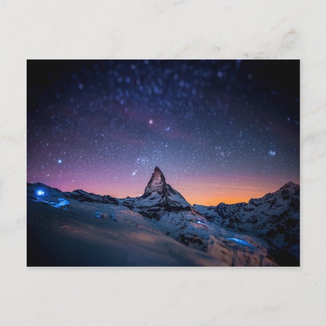 Cartão Postal Night Sky (Frente)