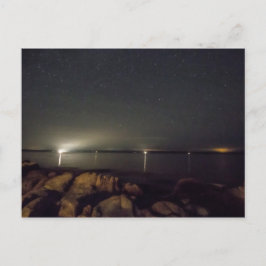 Cartão Postal Night Sky sobre Gouldsboro Bay, Maine