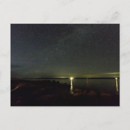 Cartão Postal Night Sky sobre Gouldsboro Bay, Maine