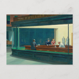 Cartão Postal Nighthawks 1942 por Edward Hopper