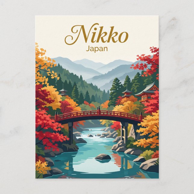 Cartão Postal Nikko Japão (Frente)