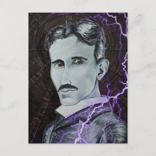 Cartão Postal Nikola Tesla