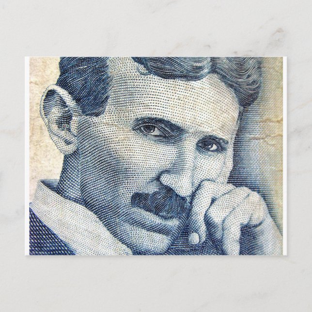 Cartão Postal Nikola Tesla (Frente)
