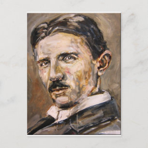 Cartão Postal Nikola Tesla