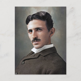 Cartão Postal Nikola Tesla