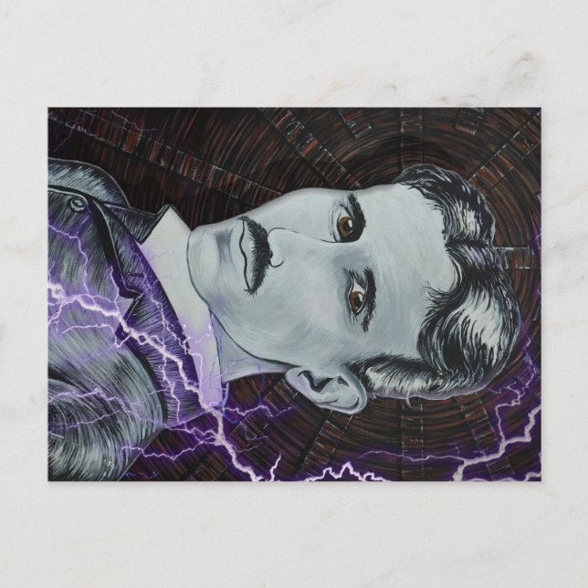 Cartão Postal Nikola Tesla (Frente)