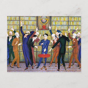 Cartão Postal Nils von Dardel - O Ovo de Colombo
