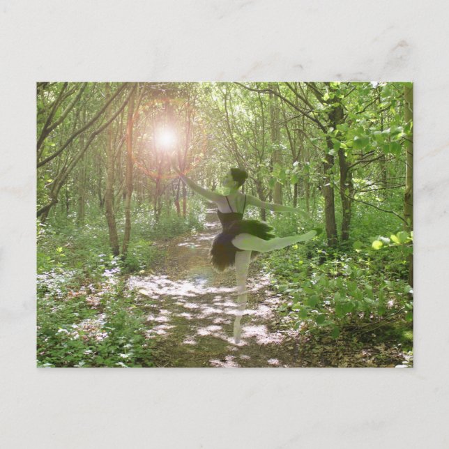 Cartão Postal Ninfa da Floresta (Frente)