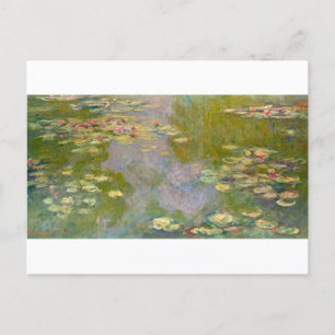 Cartão Postal Ninféias por Claude Monet