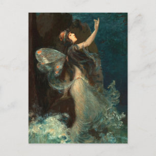 Cartão Postal Ninfoma Água Paul Swan