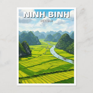 Cartão Postal Ninh Binh Vietnam Viagem