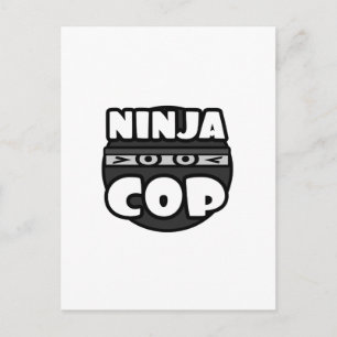 Cartão Postal Ninja Cop