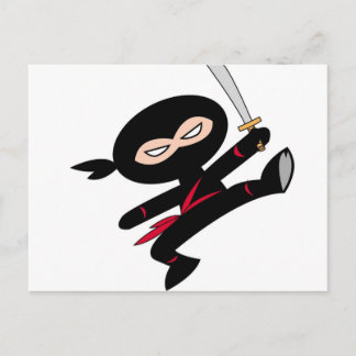 CARTÃO POSTAL NINJA DO MIÚDO!