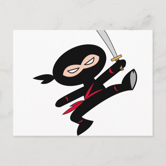 CARTÃO POSTAL NINJA DO MIÚDO! (Frente)