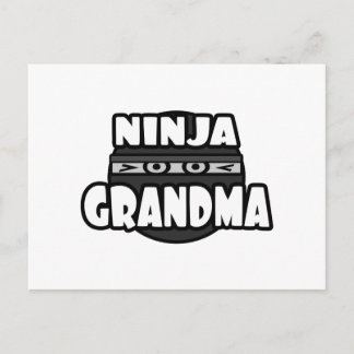 Cartão Postal Ninja Grandma