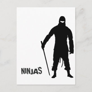 Cartão Postal Ninjas