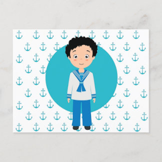 Cartão Postal Niño Marinero Primera Comunión