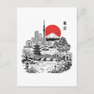 Cartão Postal Nippon Sakura Tokyo Sakura 