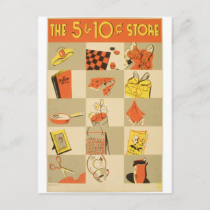 Cartão Postal Níquel e Dime