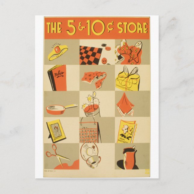 Cartão Postal Níquel e Dime (Frente)