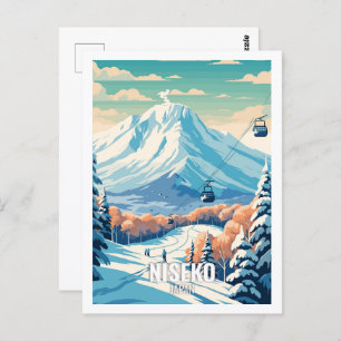Cartão Postal Niseko Japan Famosos lugares de Viagem