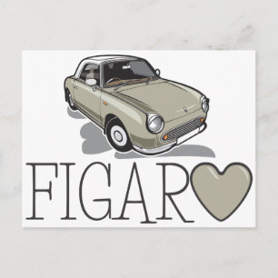 Cartão Postal Nissan Figaro Topaz Mist