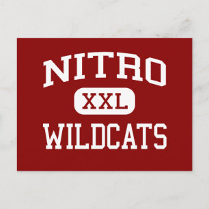 Cartão Postal Nitro - Wildcats - High - Nitro West Virginia