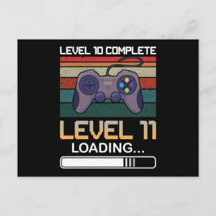Cartão Postal Nível 10 Completo Nível 11 Jogo de Vídeo de Aniv