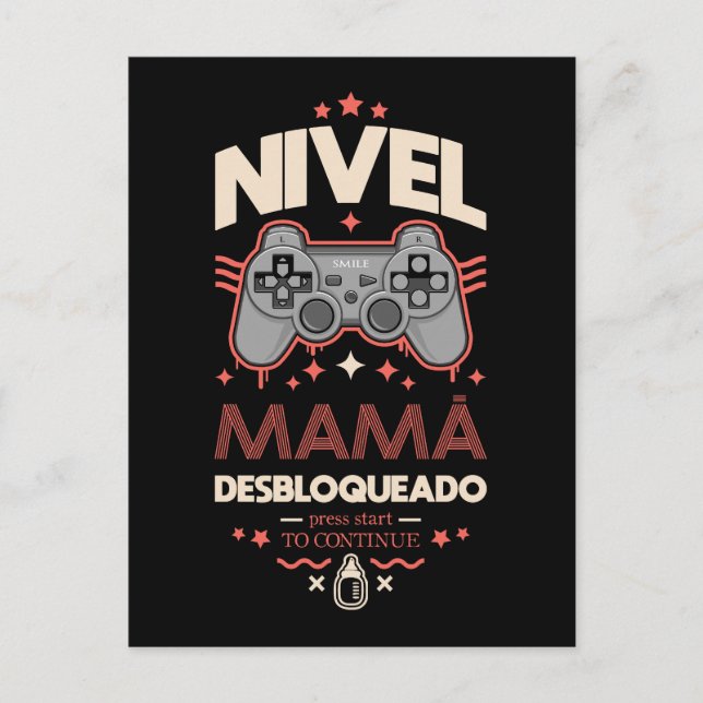 Cartão Postal Nivel mama desbloqueado (Frente)