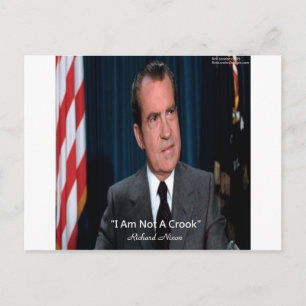 Cartão Postal Nixon & Não Um Ladrão Citação