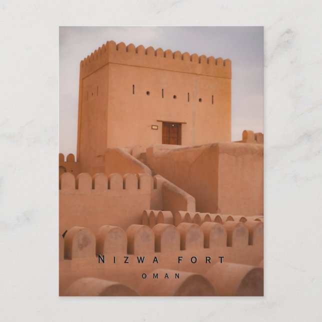 Cartão postal Nizwa Fort (Frente)