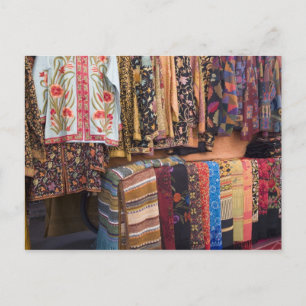 Cartão Postal NM, Novo México, Papais noeis Fe, vestuário Nava