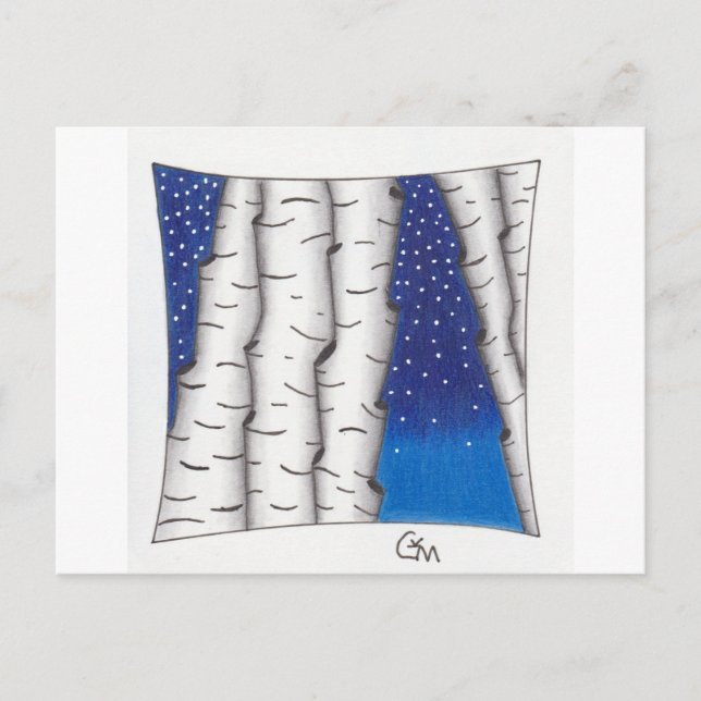 Cartão Postal No. 35 as estrelas de desejo (Frente)