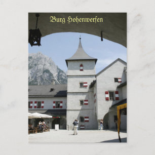 Cartão Postal No.6 Burg Hohenwerfen Áustria